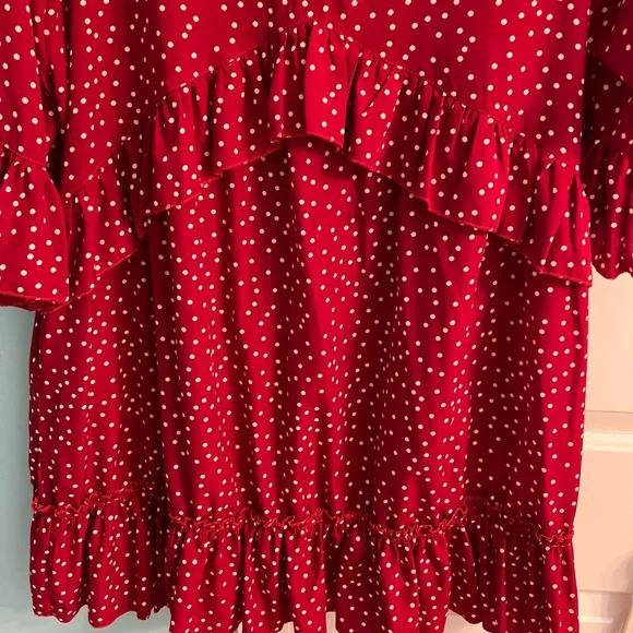 Amazon| Red Polkadot Dress Size XL - Picture 3 of 5